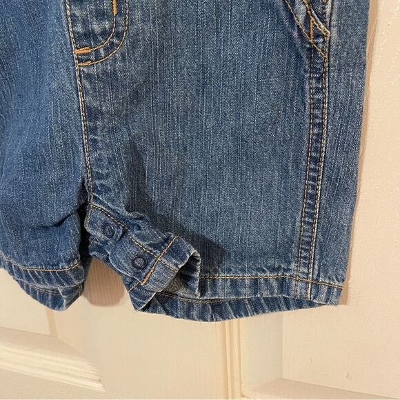 Gymboree Green Truck Embroidered Shortalls - Picture 2 of 6